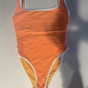 Women’s Orange One Piece Swimsuit